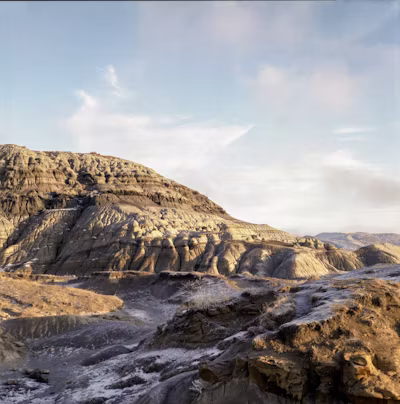 Drumheller Badlands and fossils