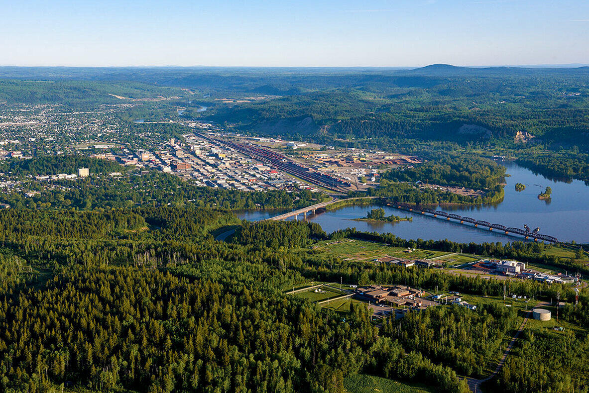 Prince George in the heart of British Columbia