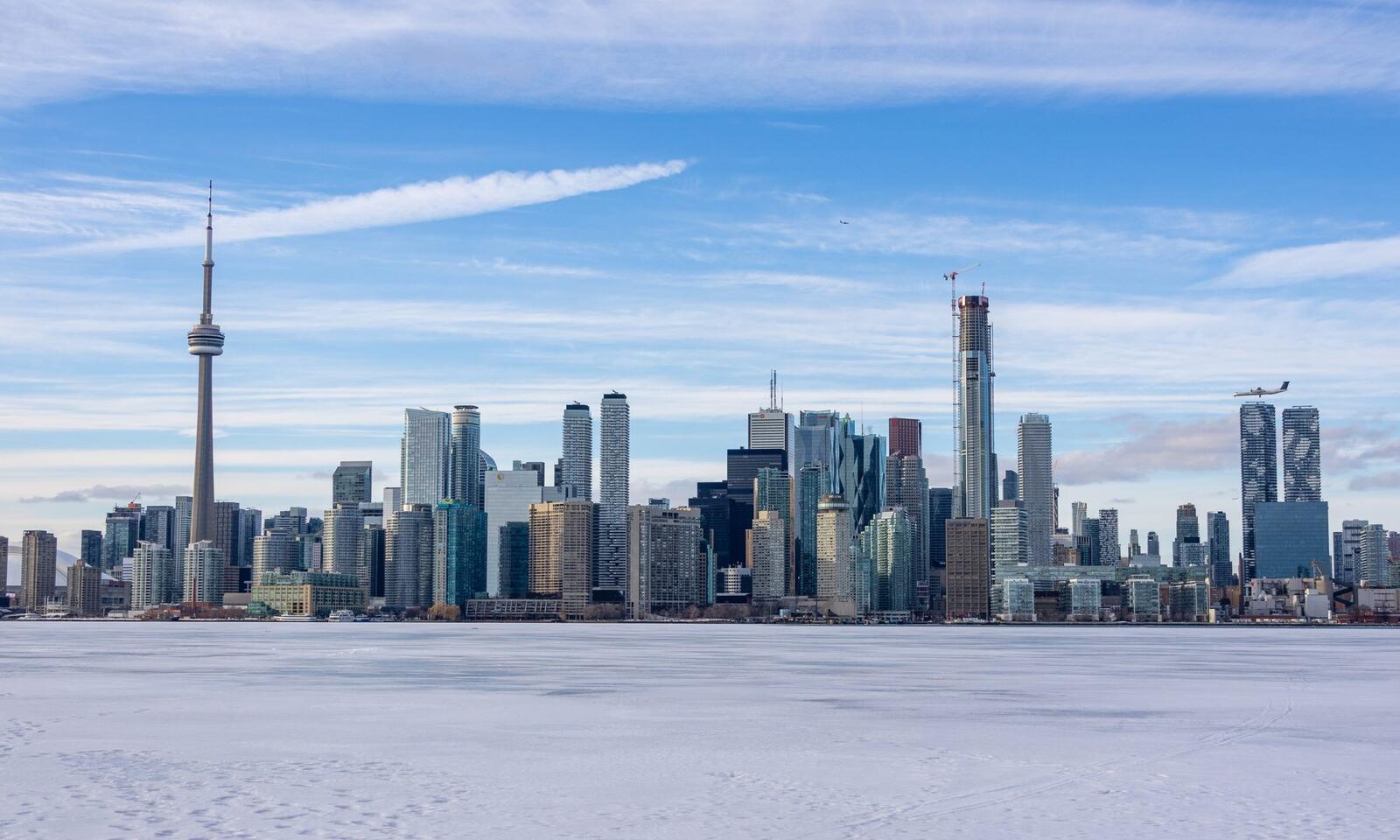 Toronto skyline with the CN Tower