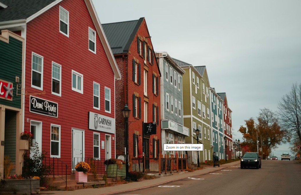 The red sandstone cliffs of PEI