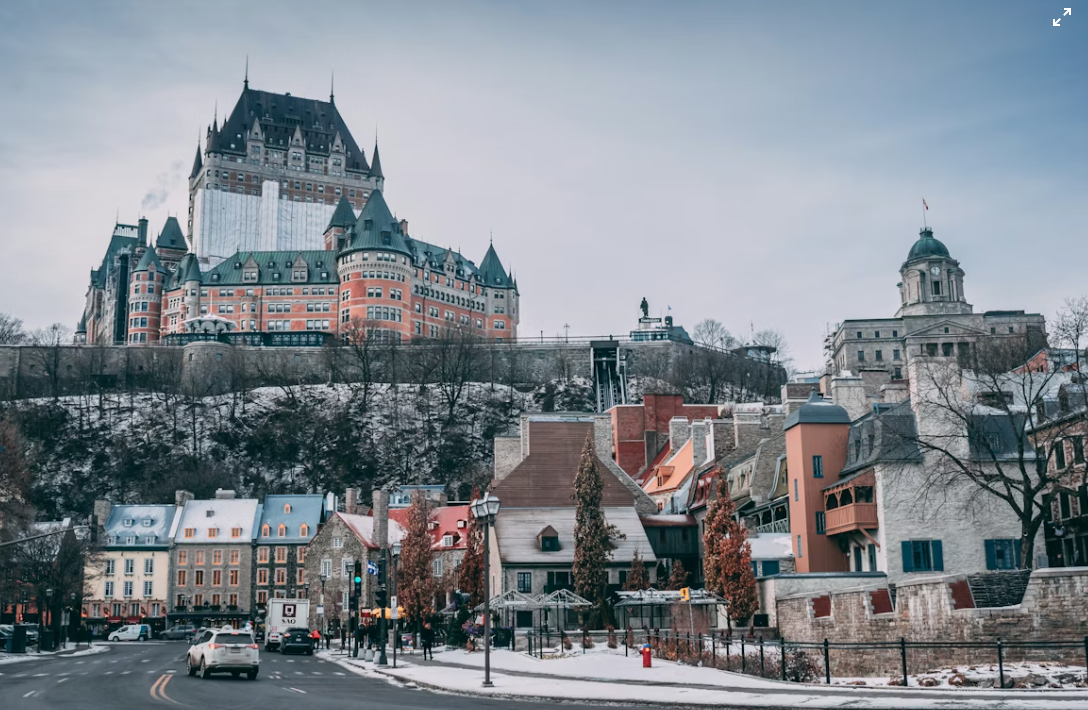 Old Québec City hilltop
